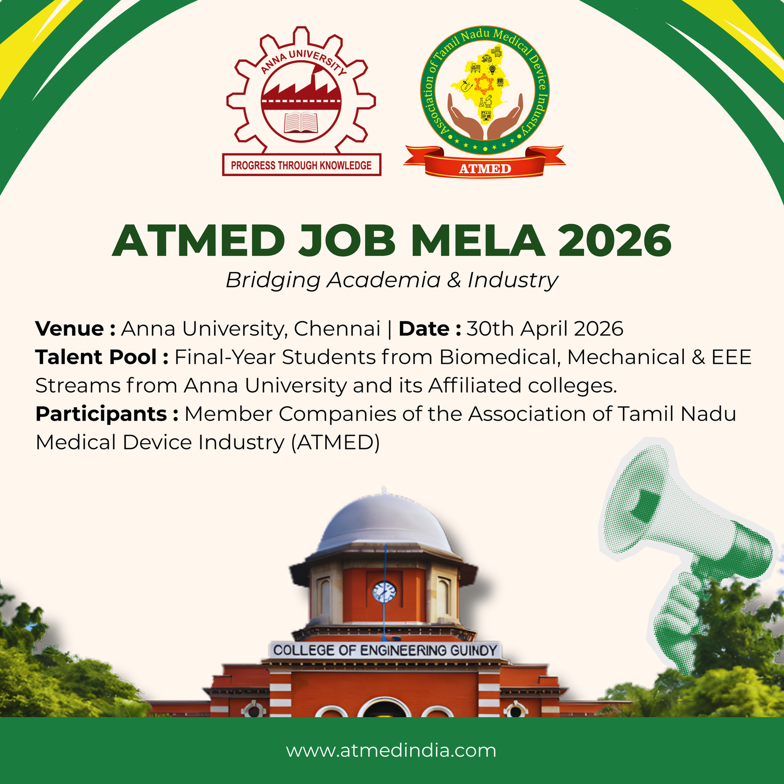 ATMED Job Mela and Industry Seminar 2026